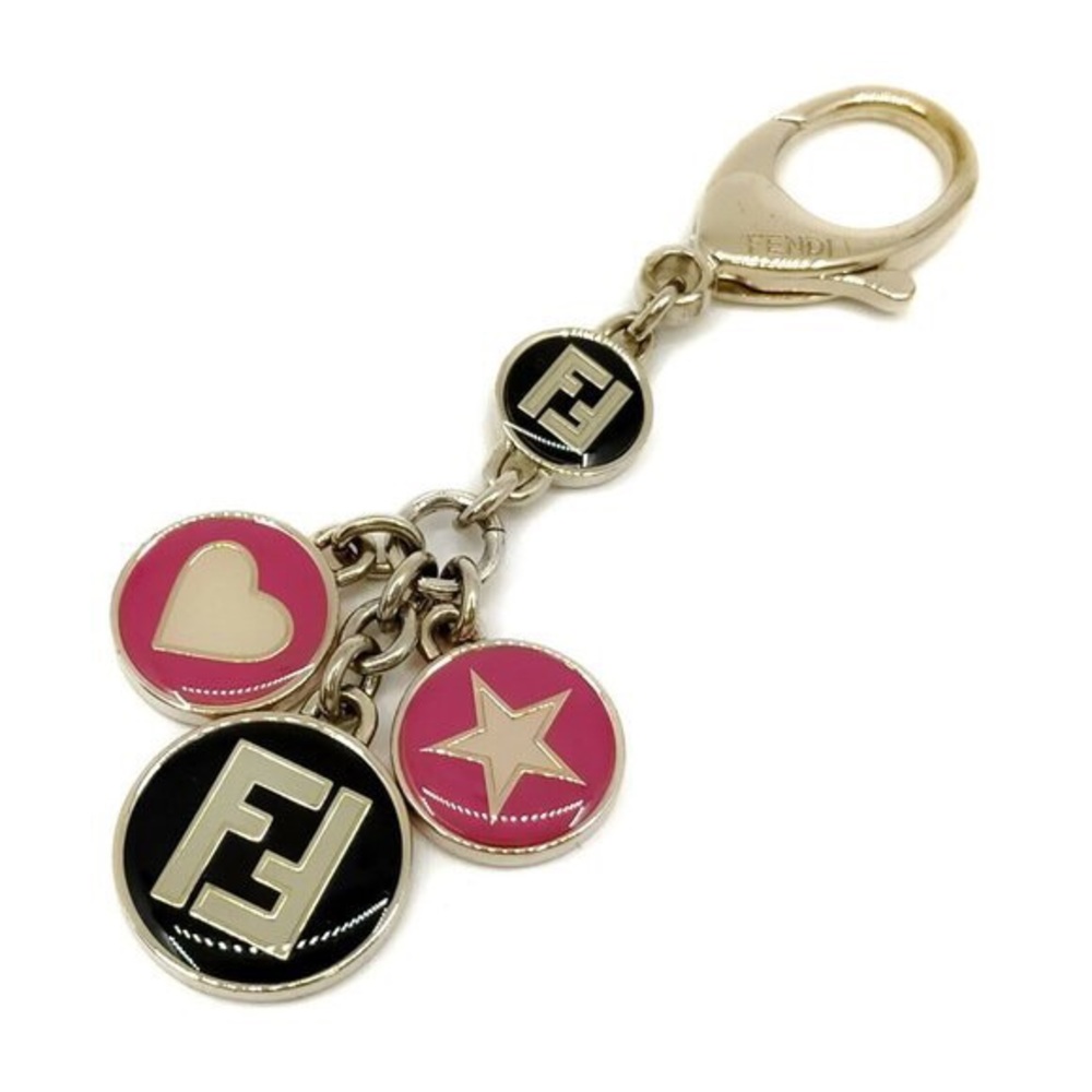 Authentic Fendi  Pink Key Ring